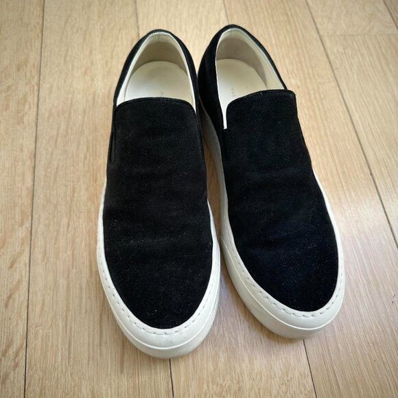 The Row Black Suede Marie H Sneakers - Picture 3 of 4